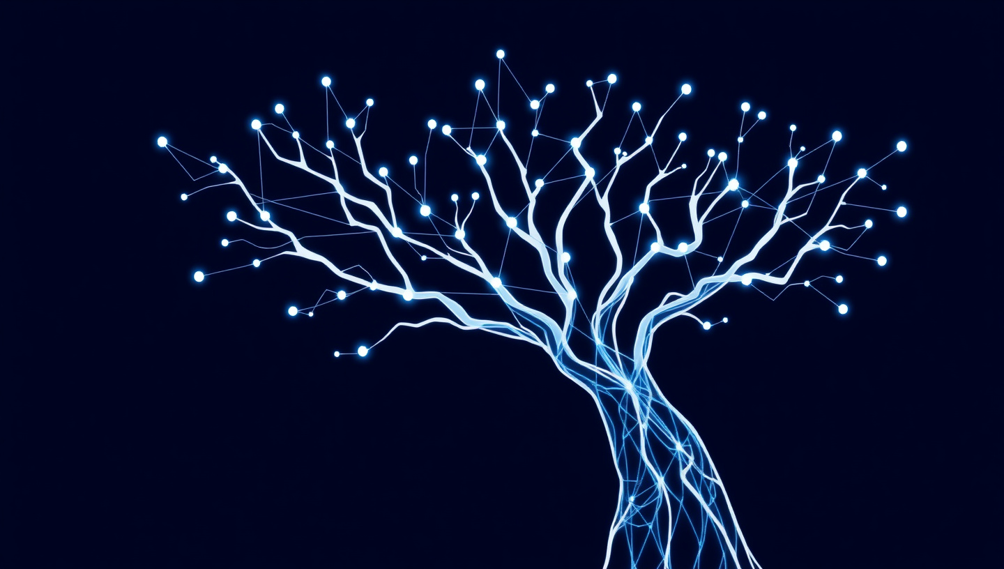 Wissensbaum für Online-Lernen